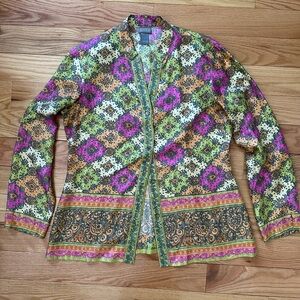 Colorful Women's Silk Blouse ✨